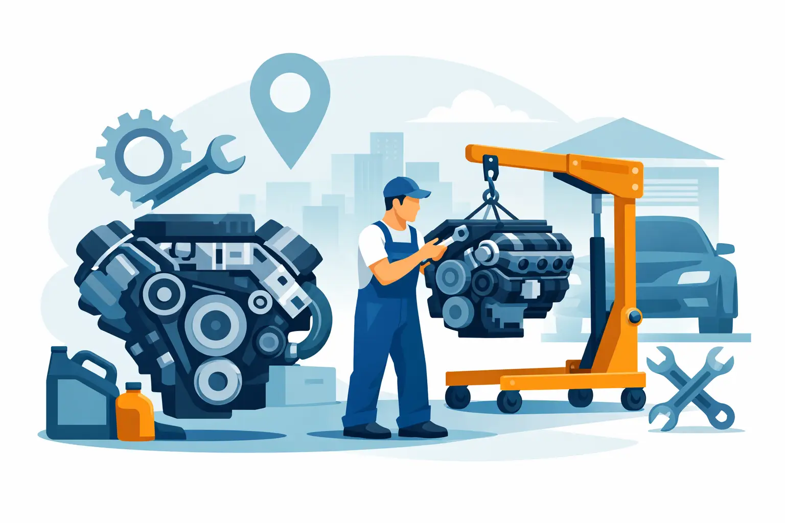 Engine Rebuild and Replacement Near Me