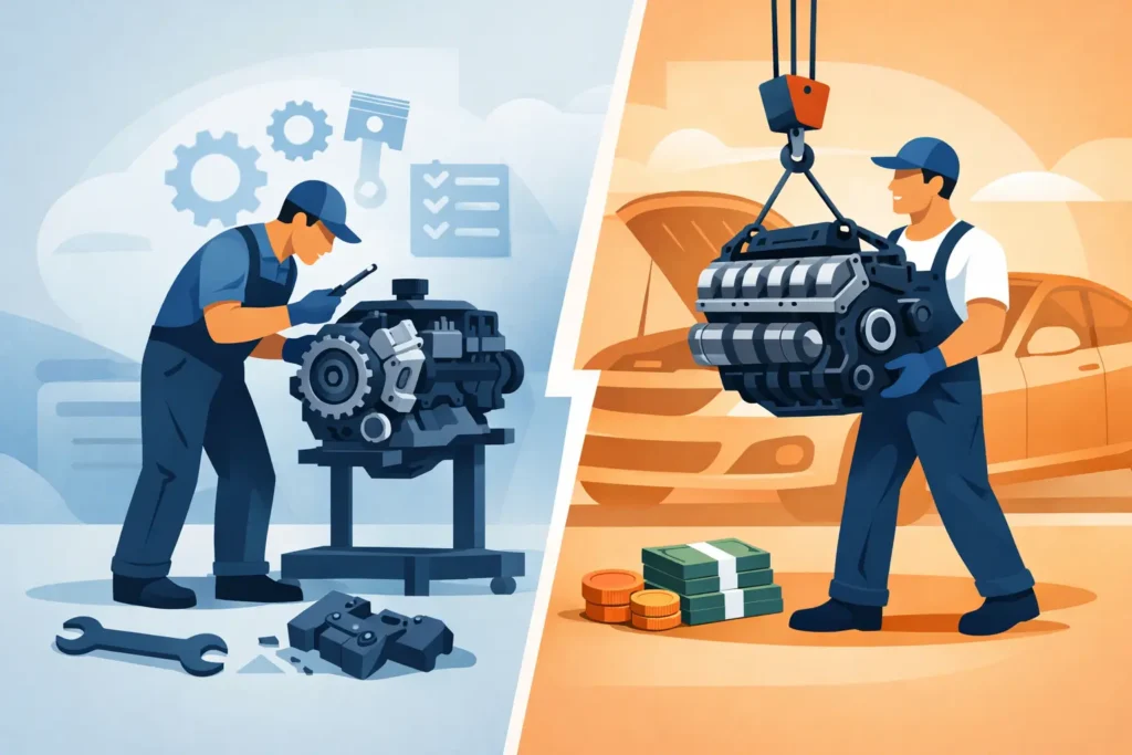 Engine Repair or Replacement: Which Pays Off?